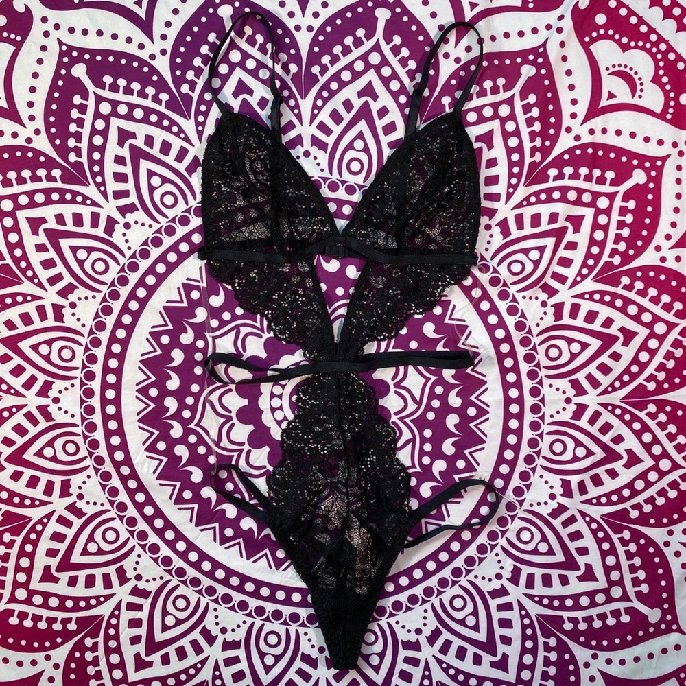 NWT Sexy Lace Victoria’s Secret Strappy Teddy